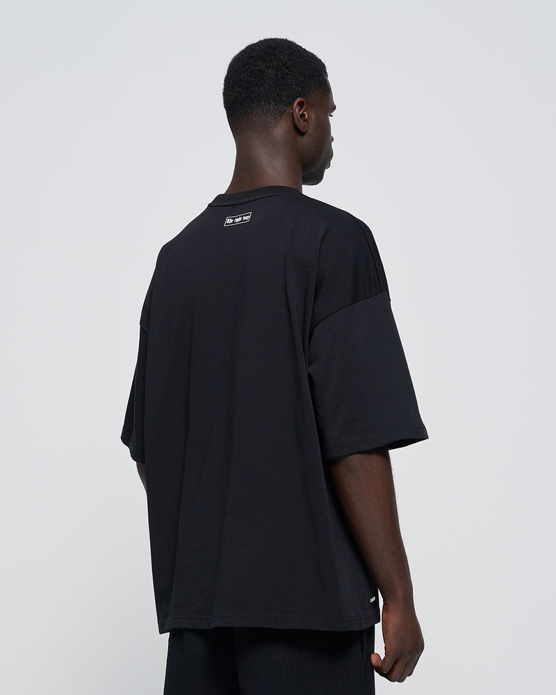 Rue Oversize Tee Black