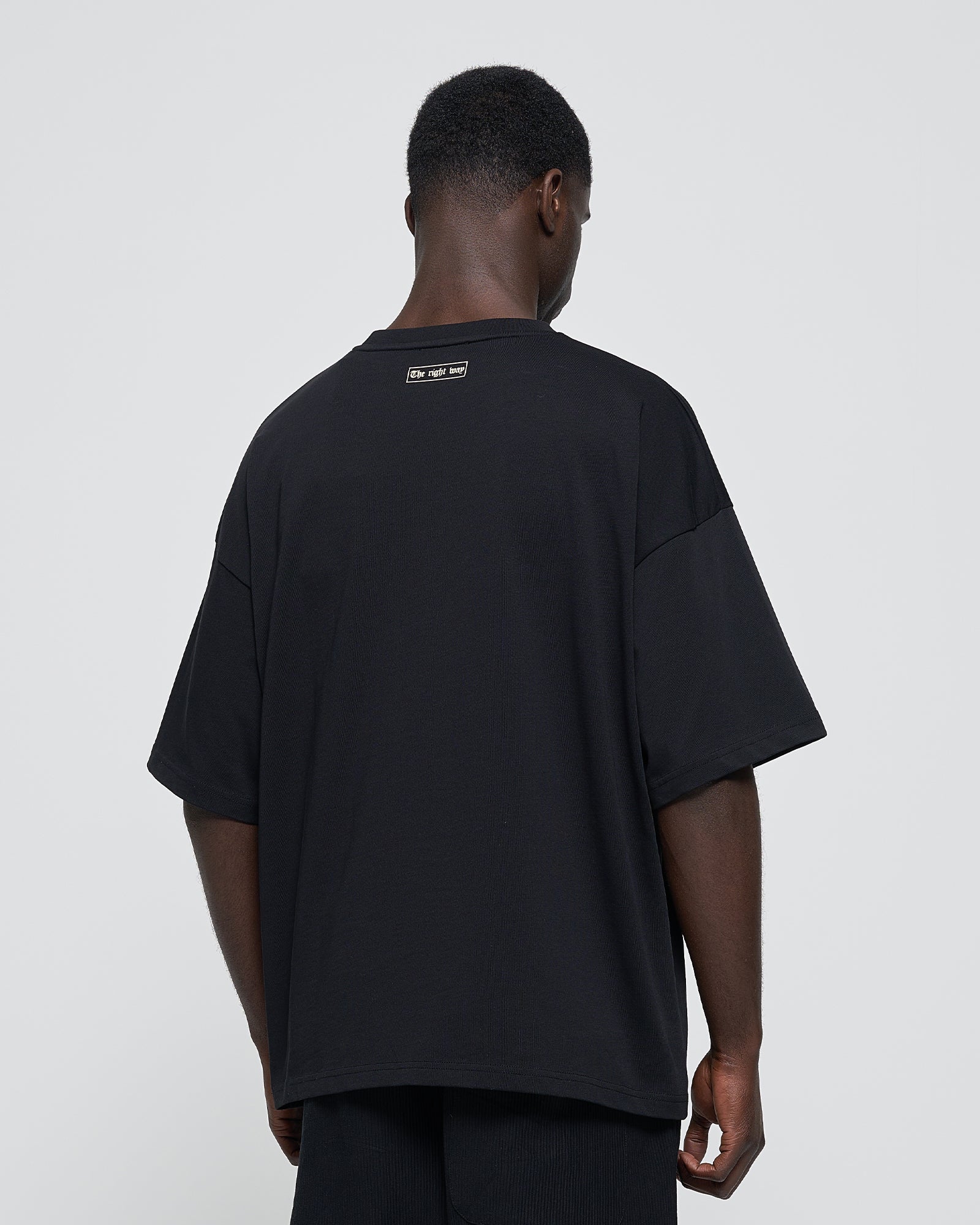 The Right Way Oversize Tee Black