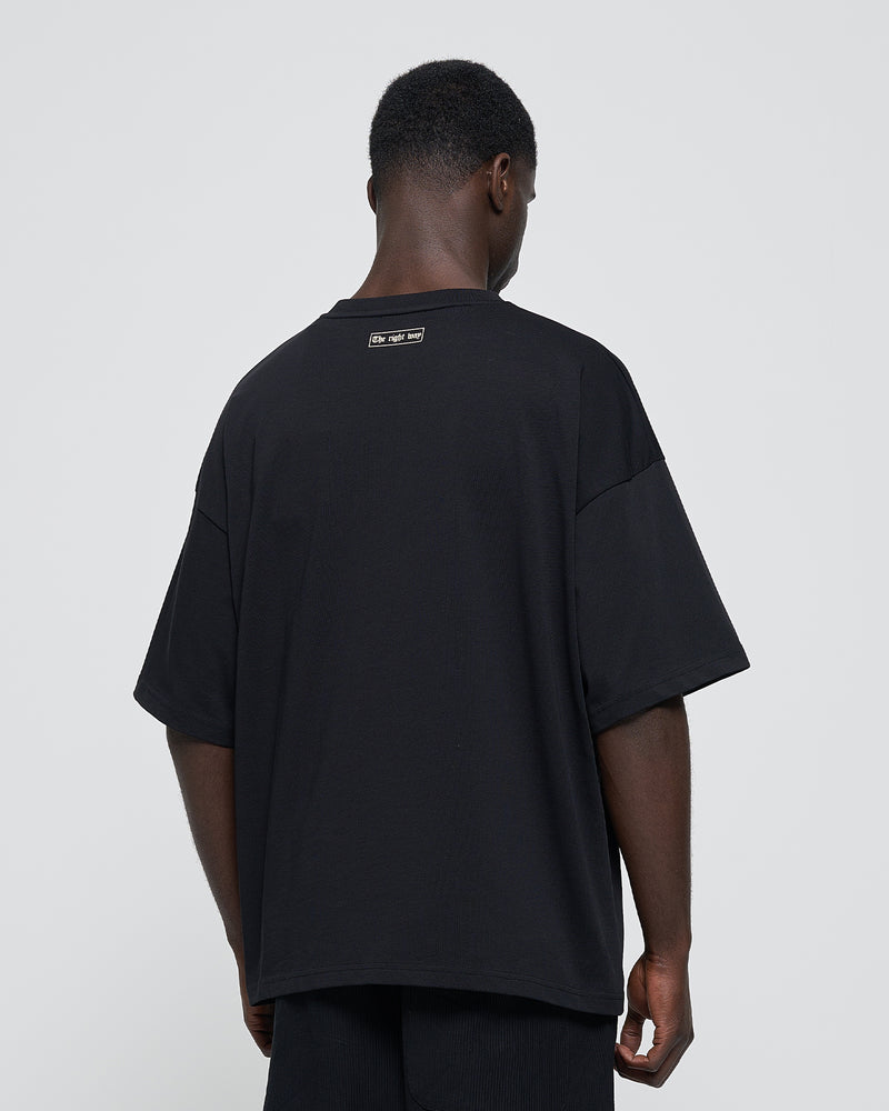 The Right Way Oversize Tee Black