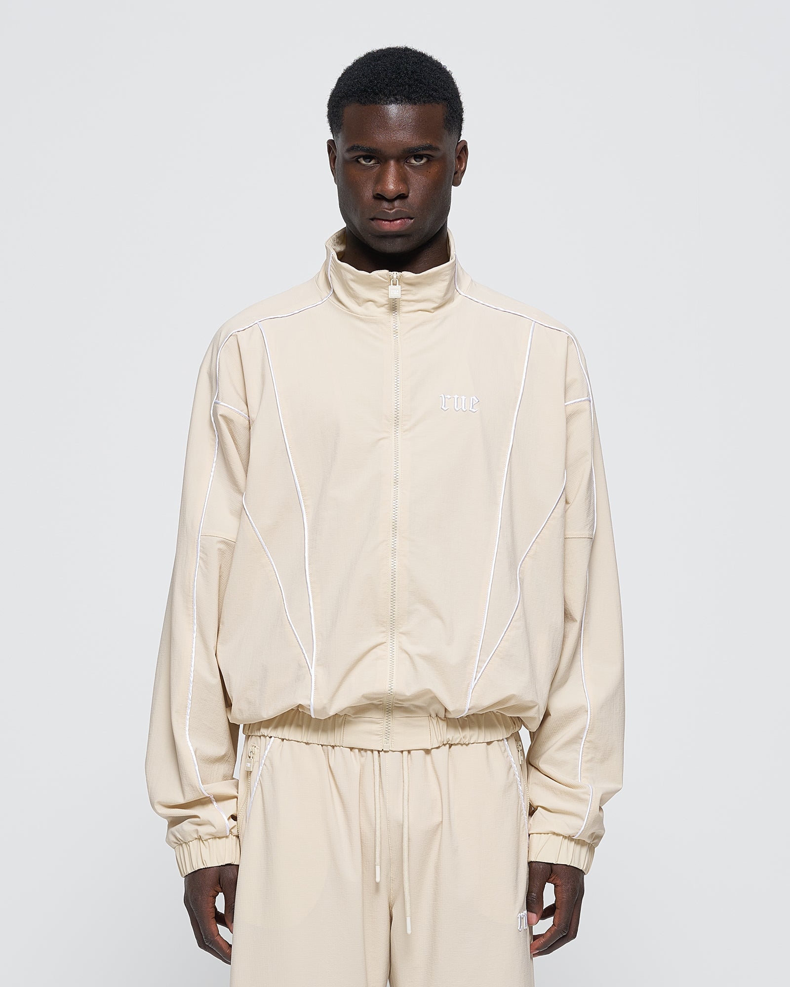 RUE Tracksuit Jacket Beige