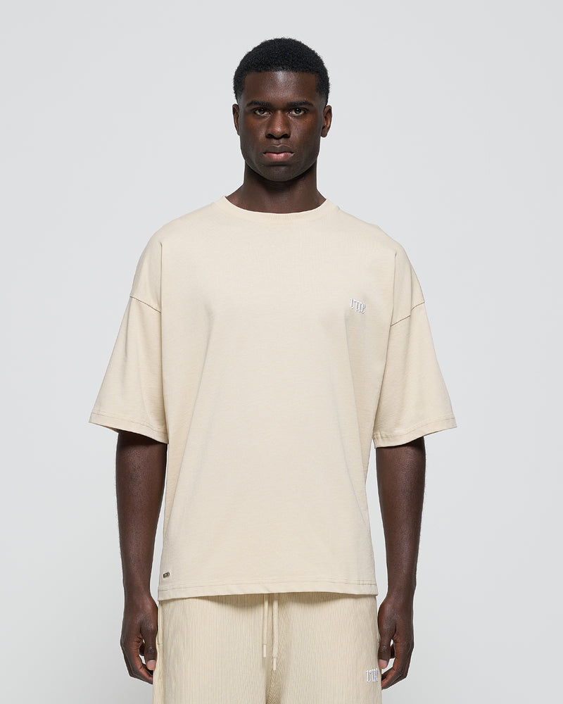Rue Oversize Tee Beige