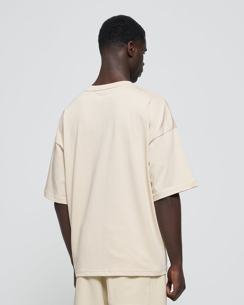Rue Oversize Tee Beige