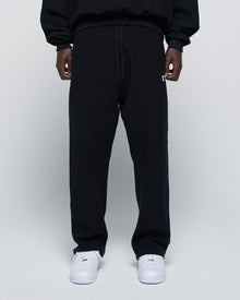RUE Ribbed Sweat Pants Black