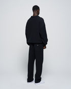 RUE Ribbed Sweat Pants Black