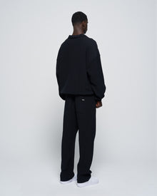 RUE Ribbed Sweat Pants Black