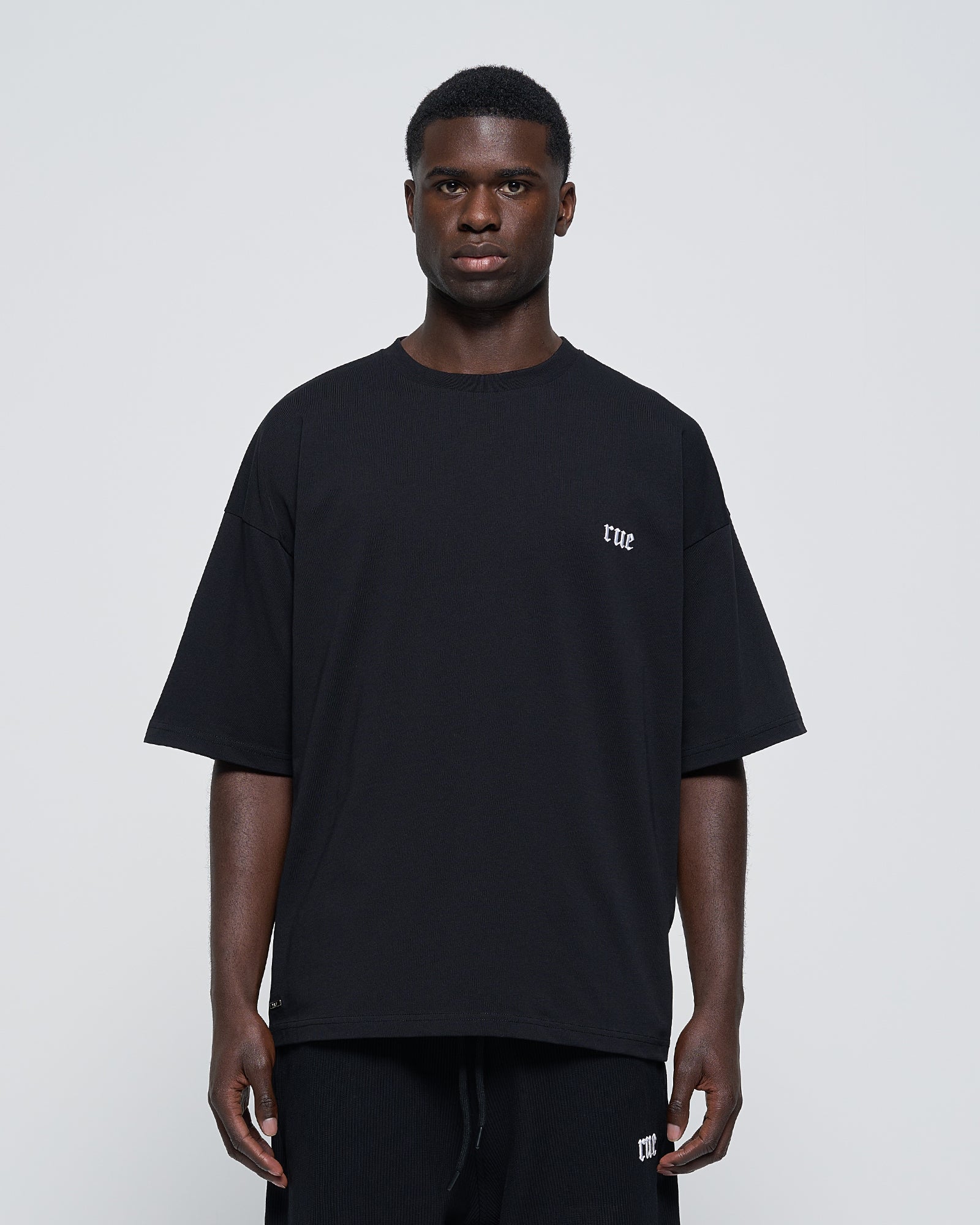 Rue Oversize Tee Black