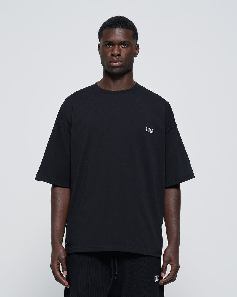 Rue Oversize Tee Black