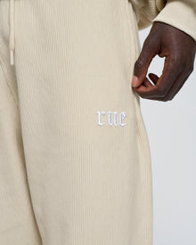 RUE Ribbed Sweat Pants Beige