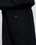 RUE Ribbed Sweat Pants Black