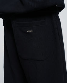 RUE Ribbed Sweat Pants Black