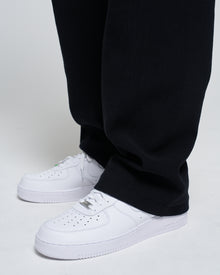 RUE Ribbed Sweat Pants Black